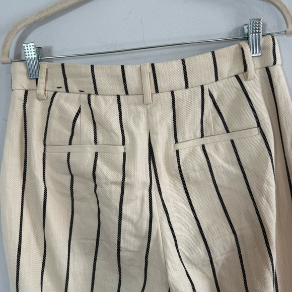 Express Editor Midrise Stripped Trouser Pants, Size 4, 100% Cotton - Picture 13 of 13